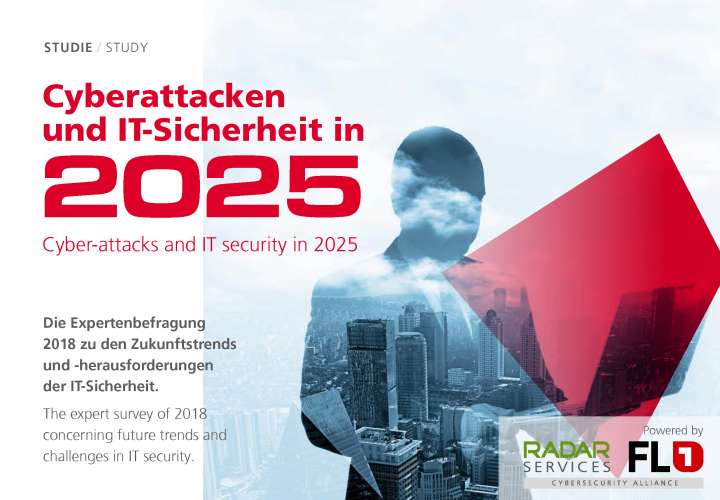 RadarServices FL1 - Studie IT Sicherheit und Cyberattacken 2025 - Cover